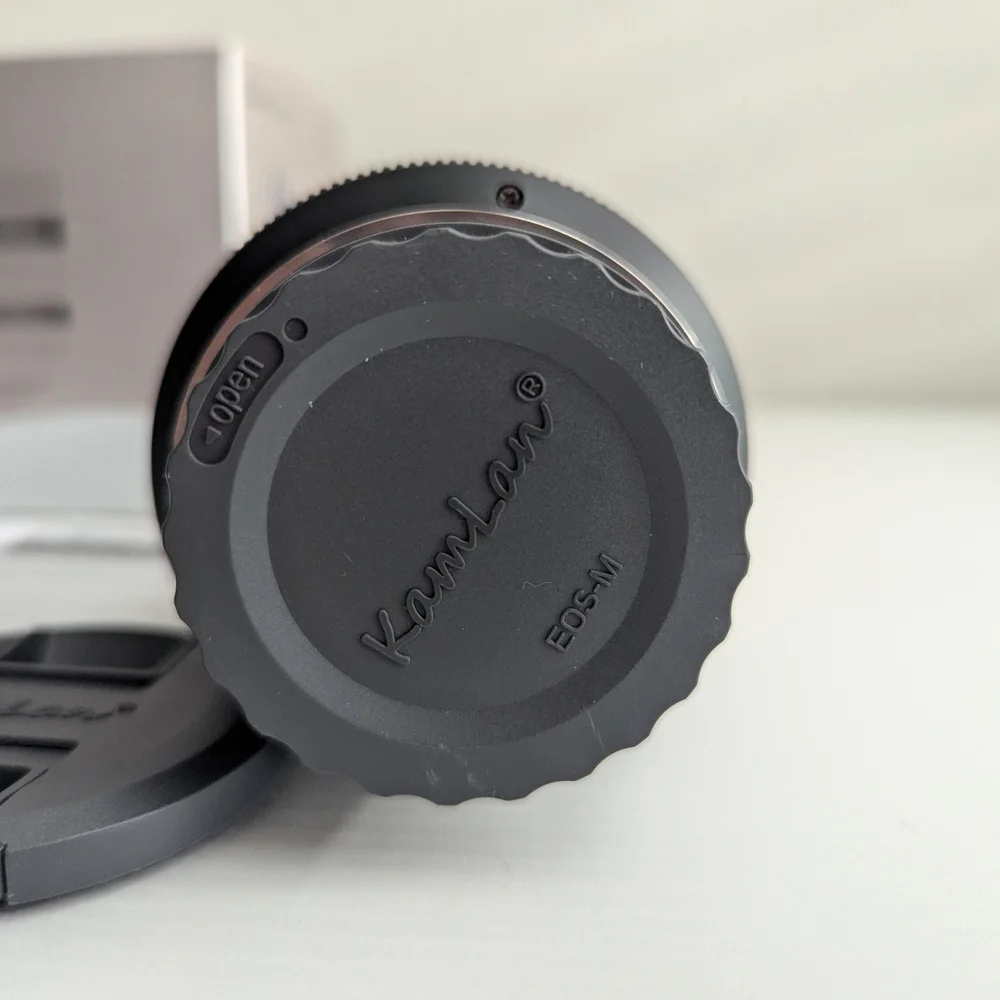 KamLan 50mm F1.1 II Lens w/ Manual Focus - Canon Mirrorless M EF-M